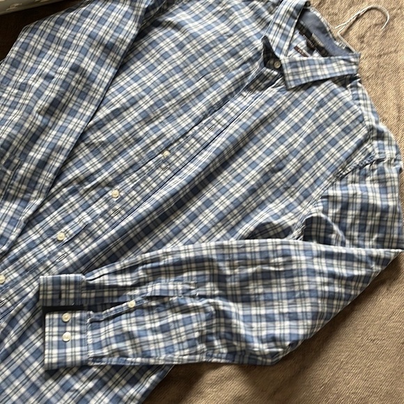 Michael Kors Other - Michael Kors Slim Fit XL Blue & White Checkered Button Down Shirt